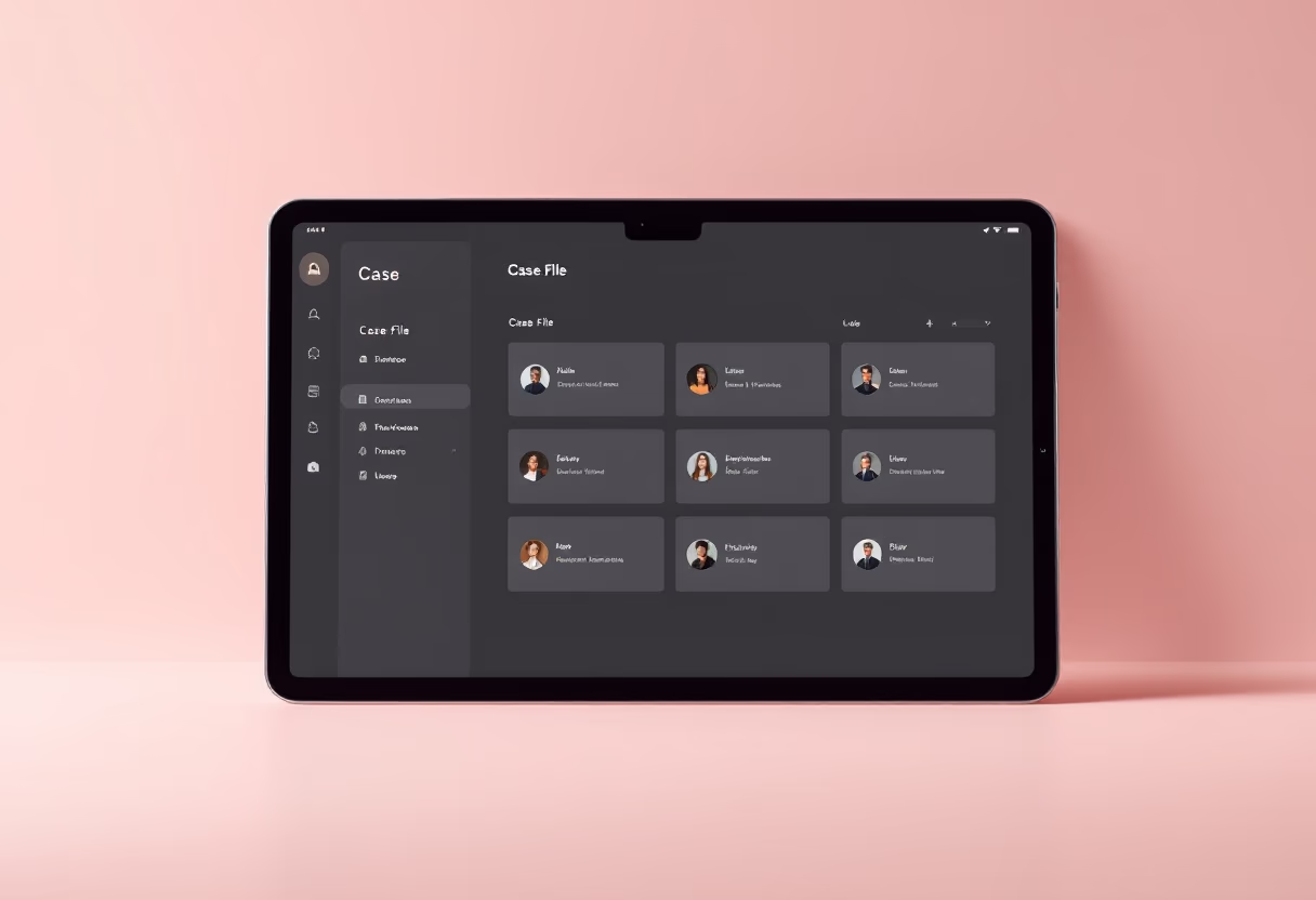 [digital project] image of case file on a tablet