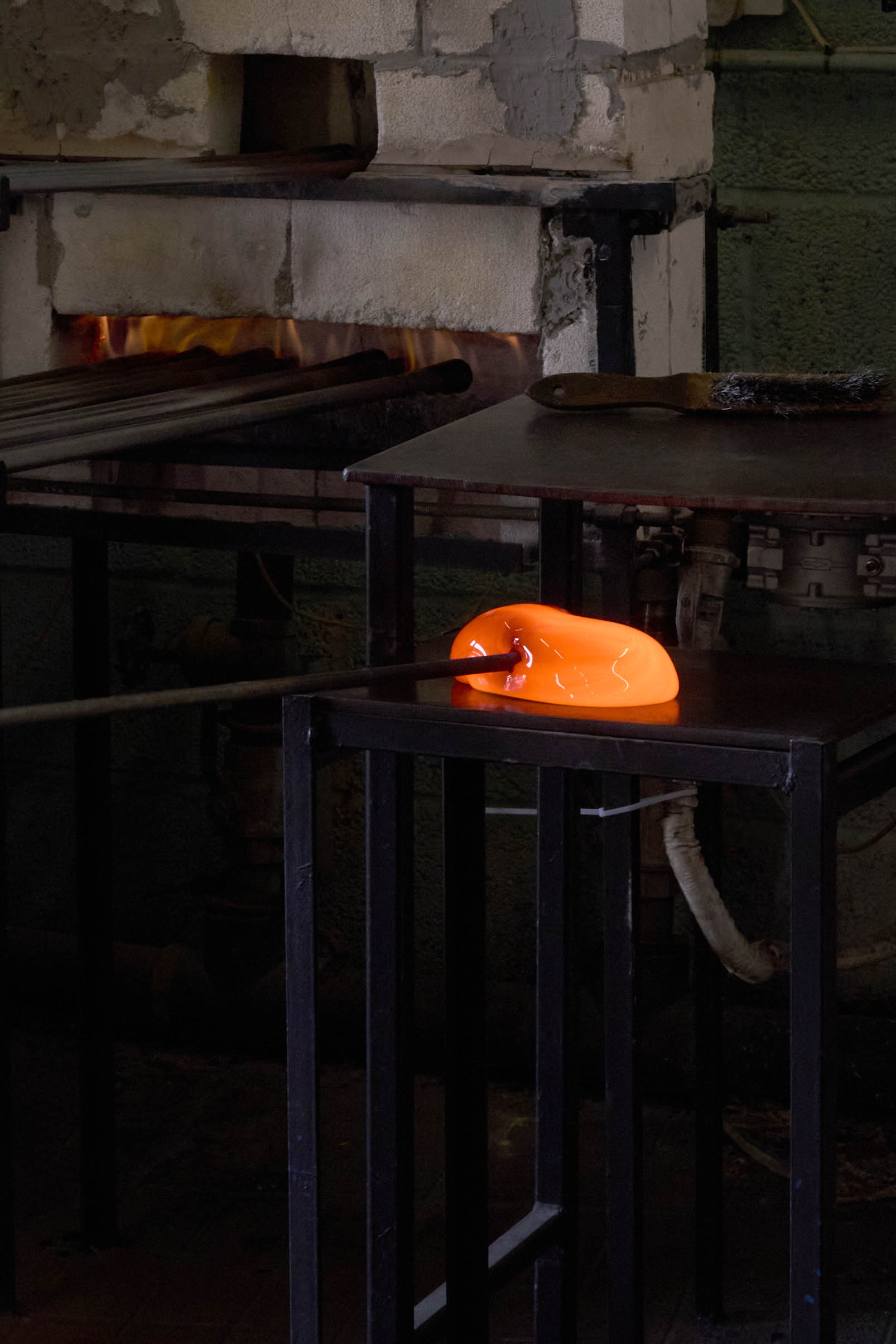 fire and furnace at bristol blue glass