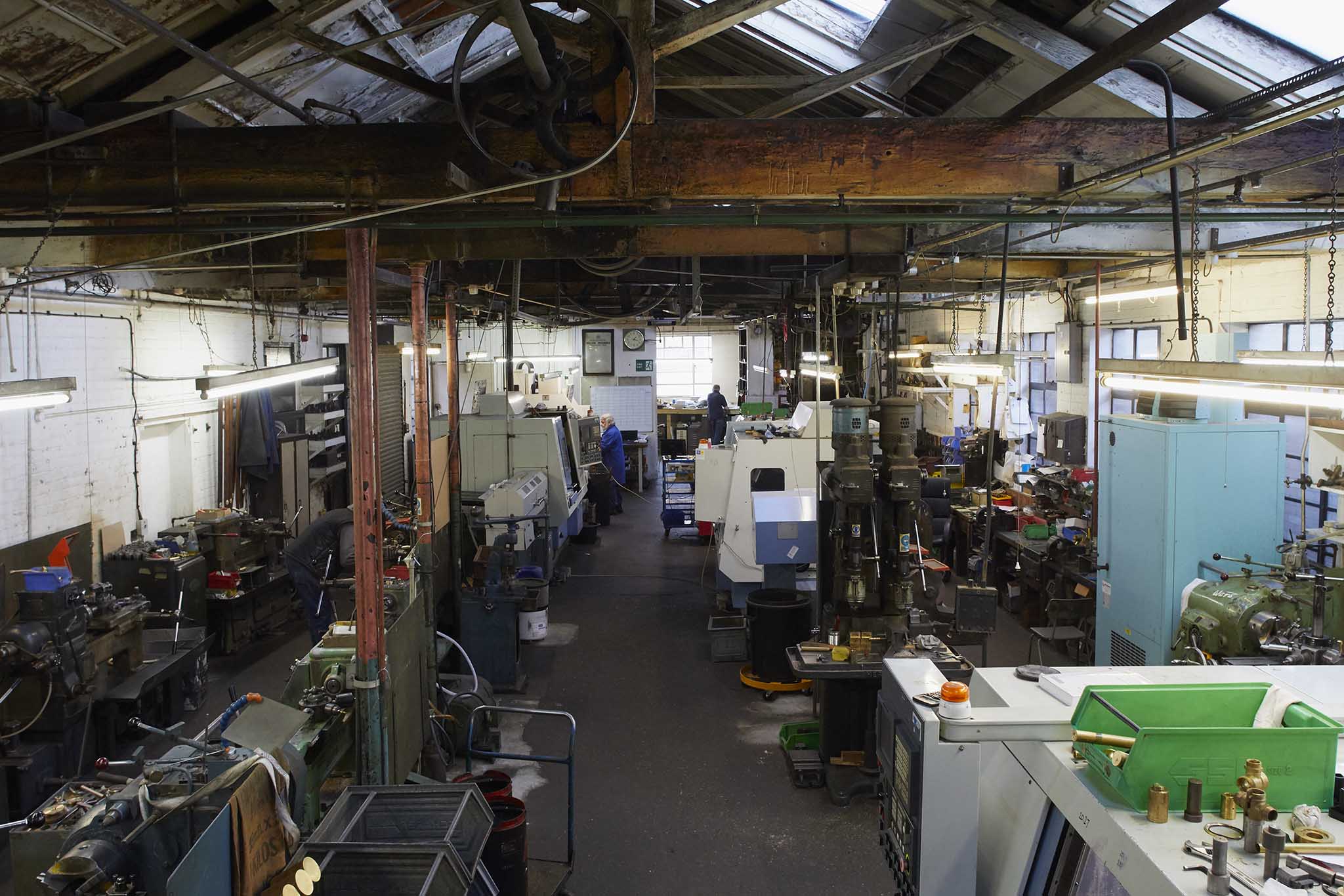 inside of factory Barber Wilsons & Co