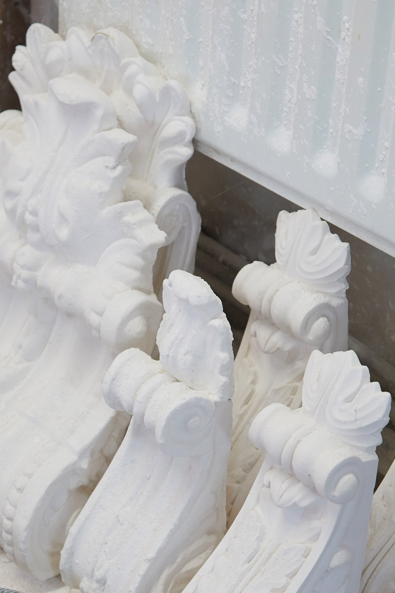 four plaster corbels plaster mouldings london