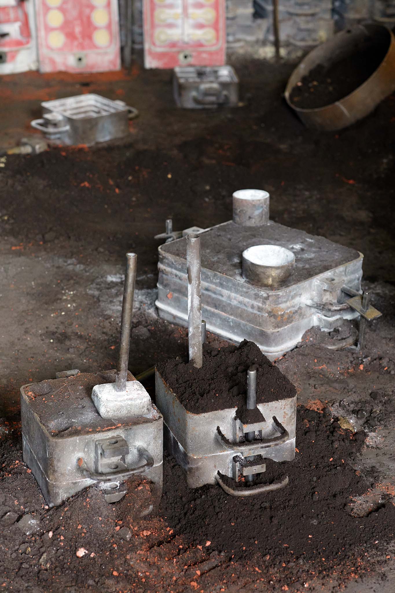 Whittons Castings componentry on factory floor