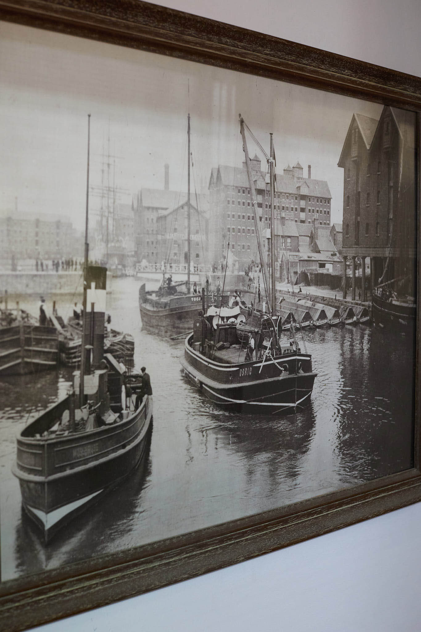 T Nielsen and Co historic phots of boats ships masts on the water busy dock