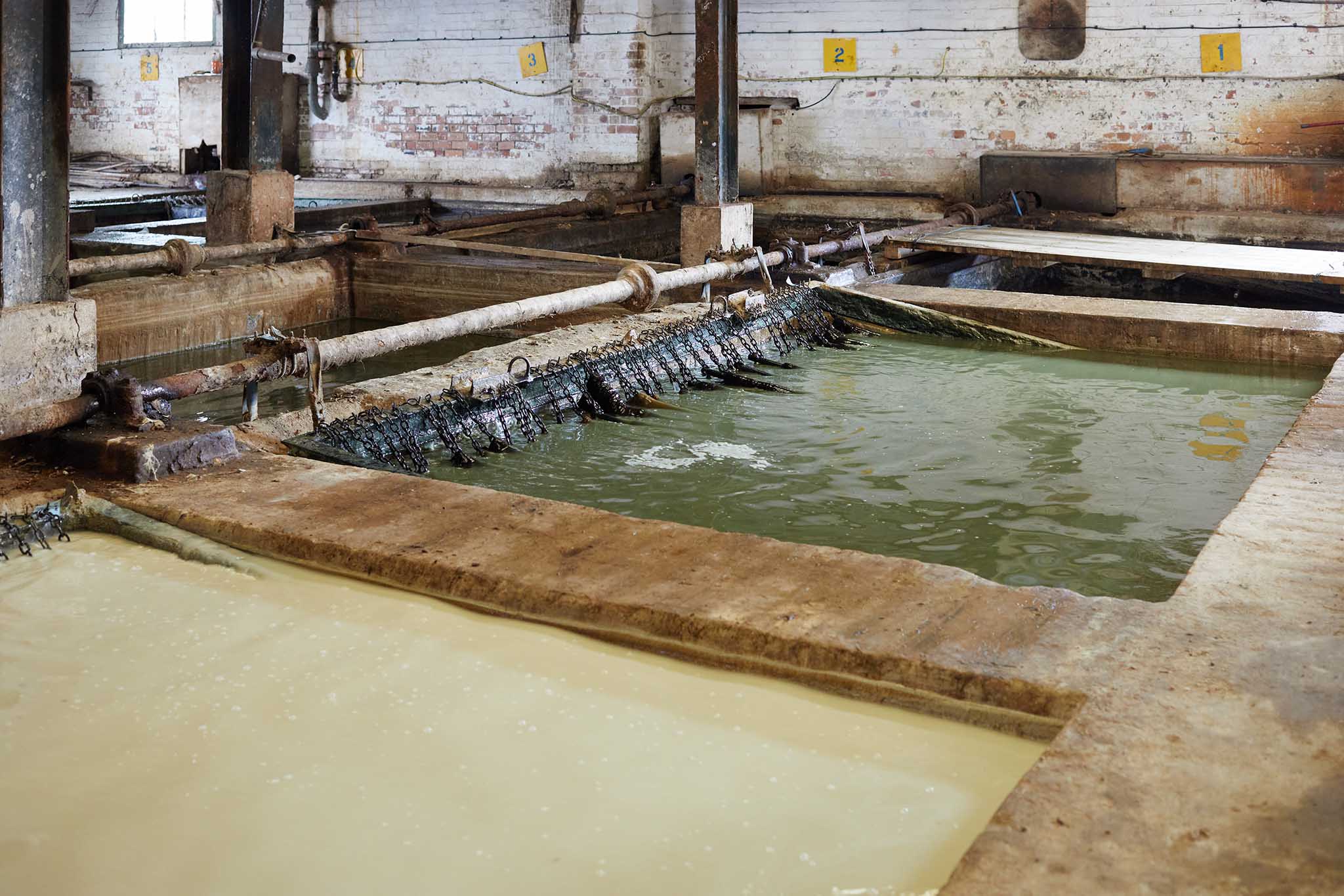 Thomas Ware and Sons inside factory water pi