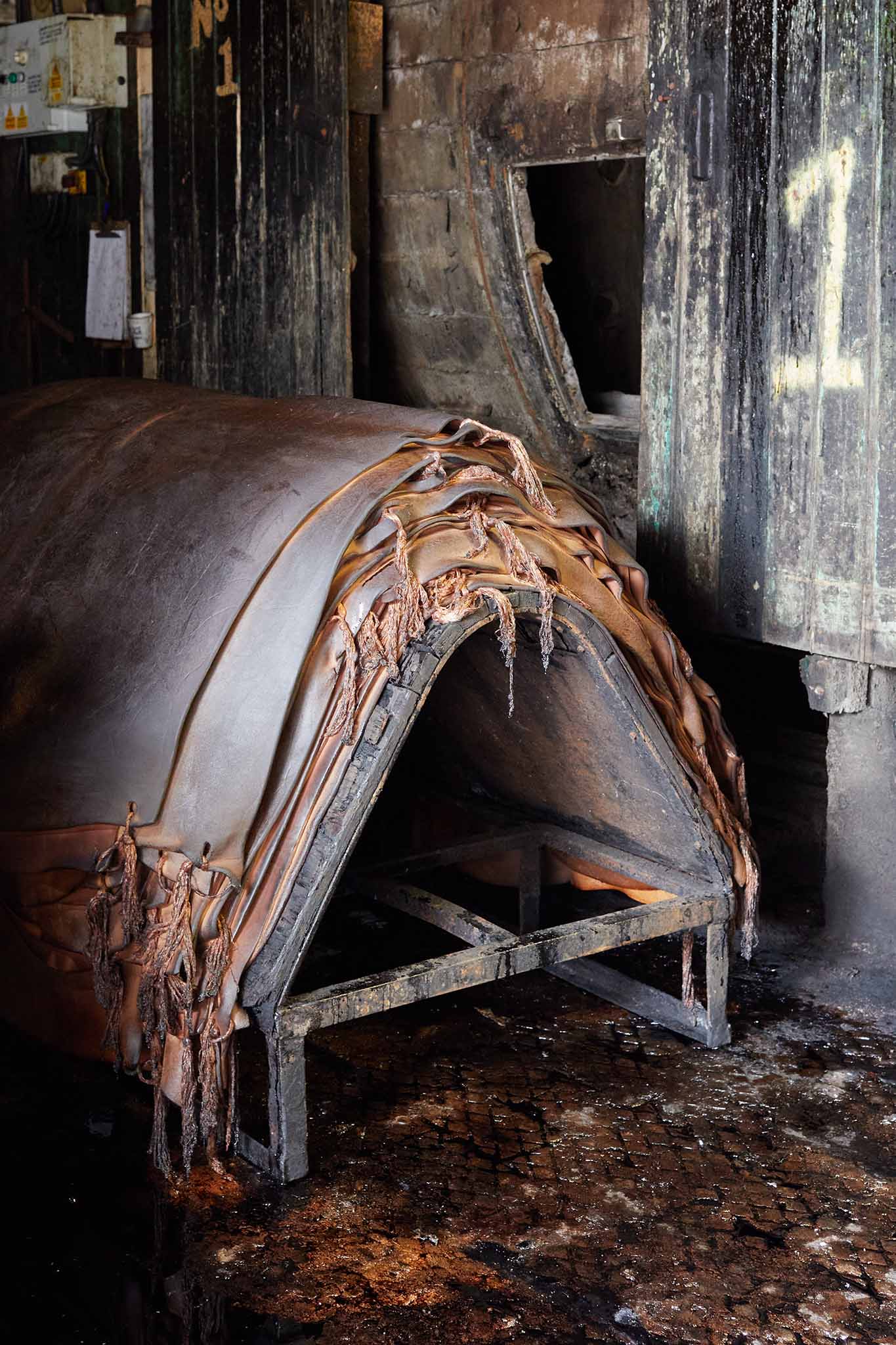 Thomas Ware and Sons stack of hides