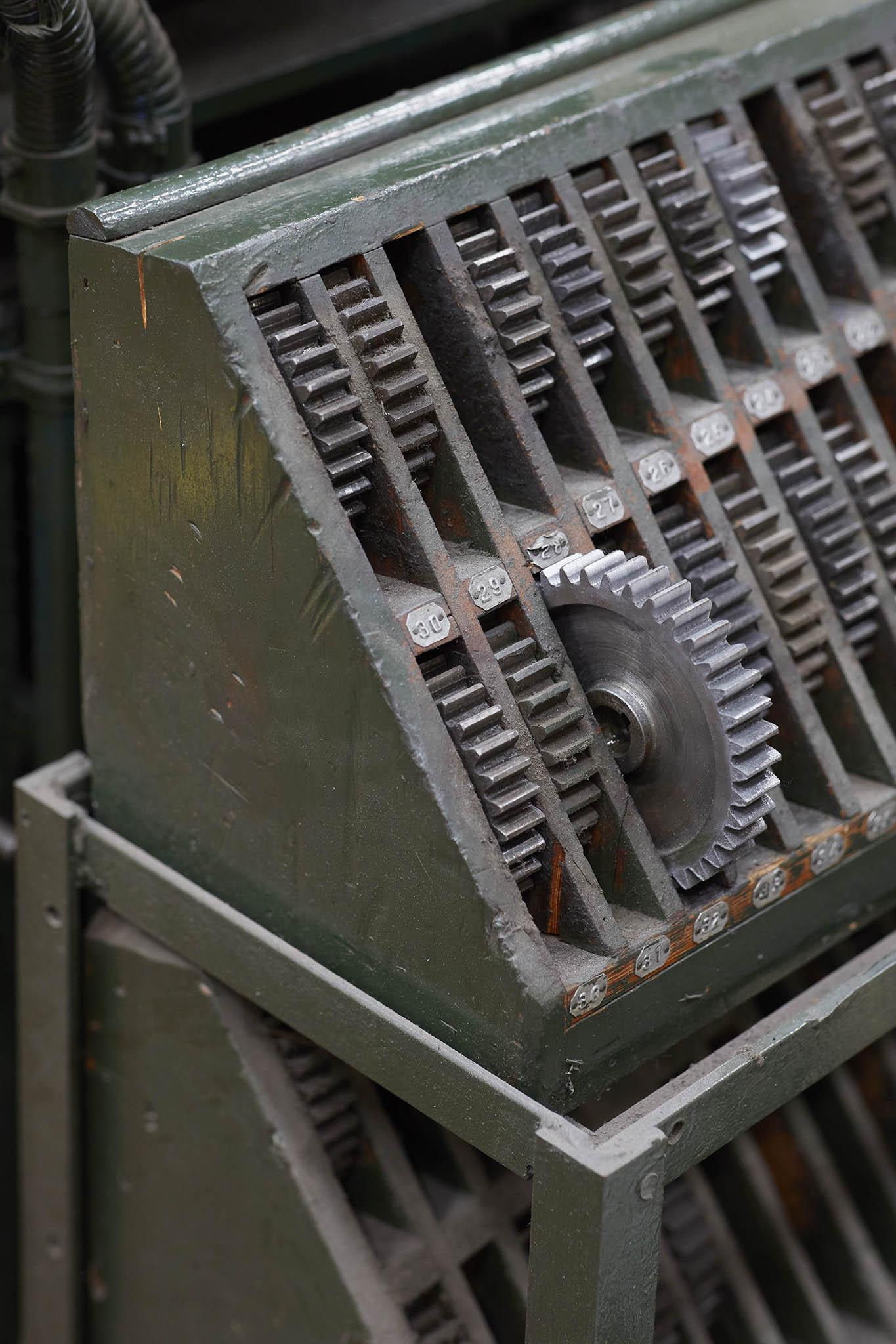 Ormiston Wire inside factory large black machinery