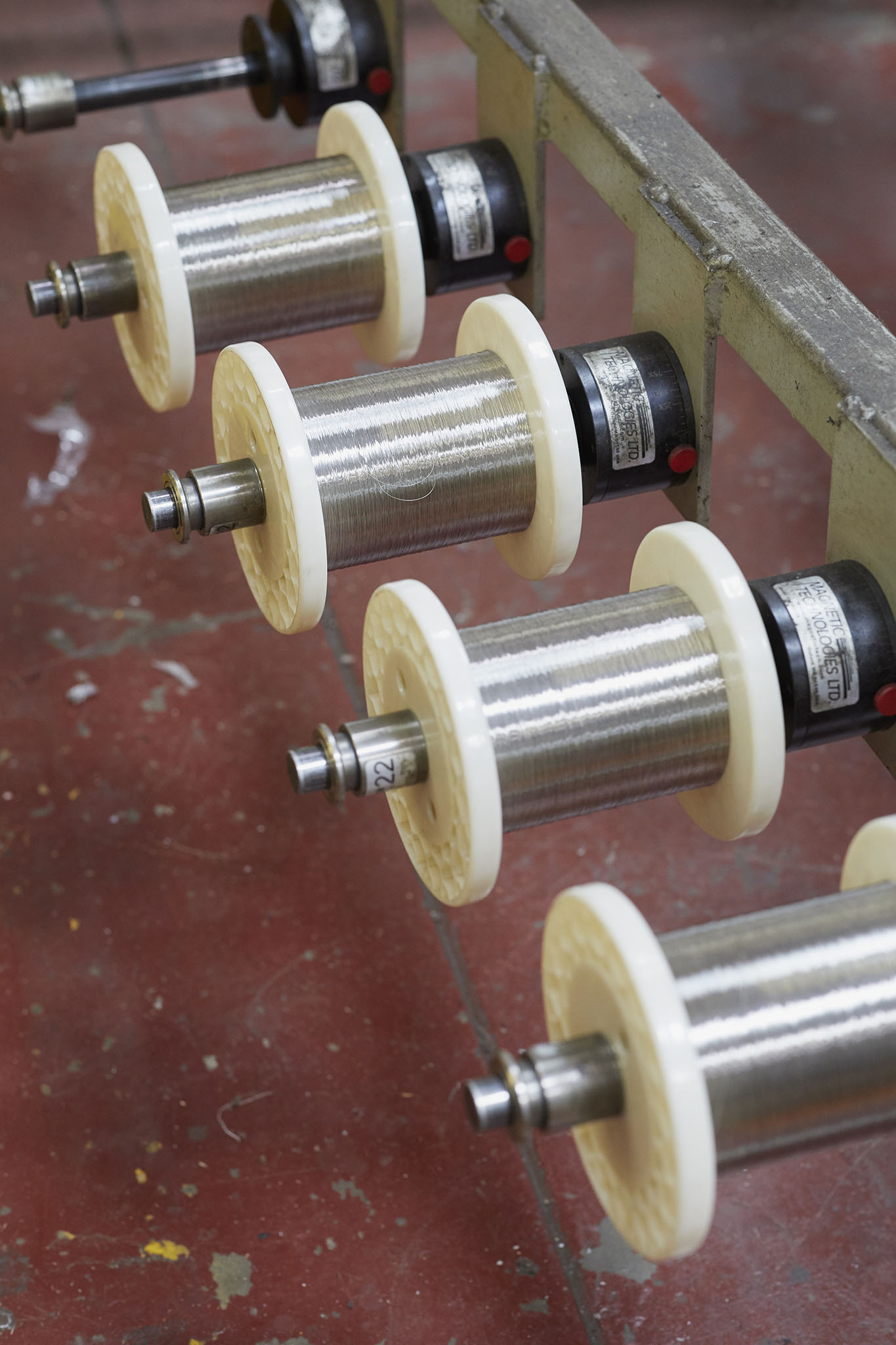 Ormiston Wire four rolls of silver metal wire 