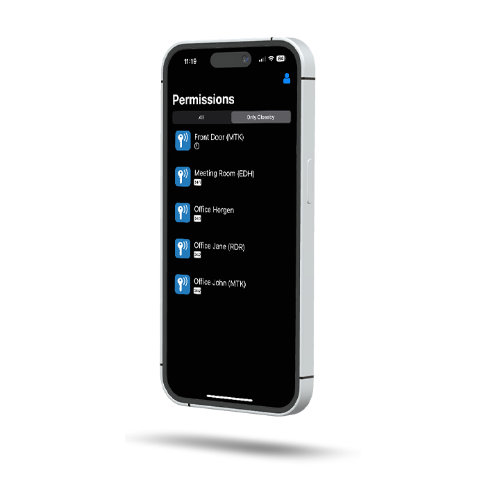 KleverKey App auf dem Smartphone