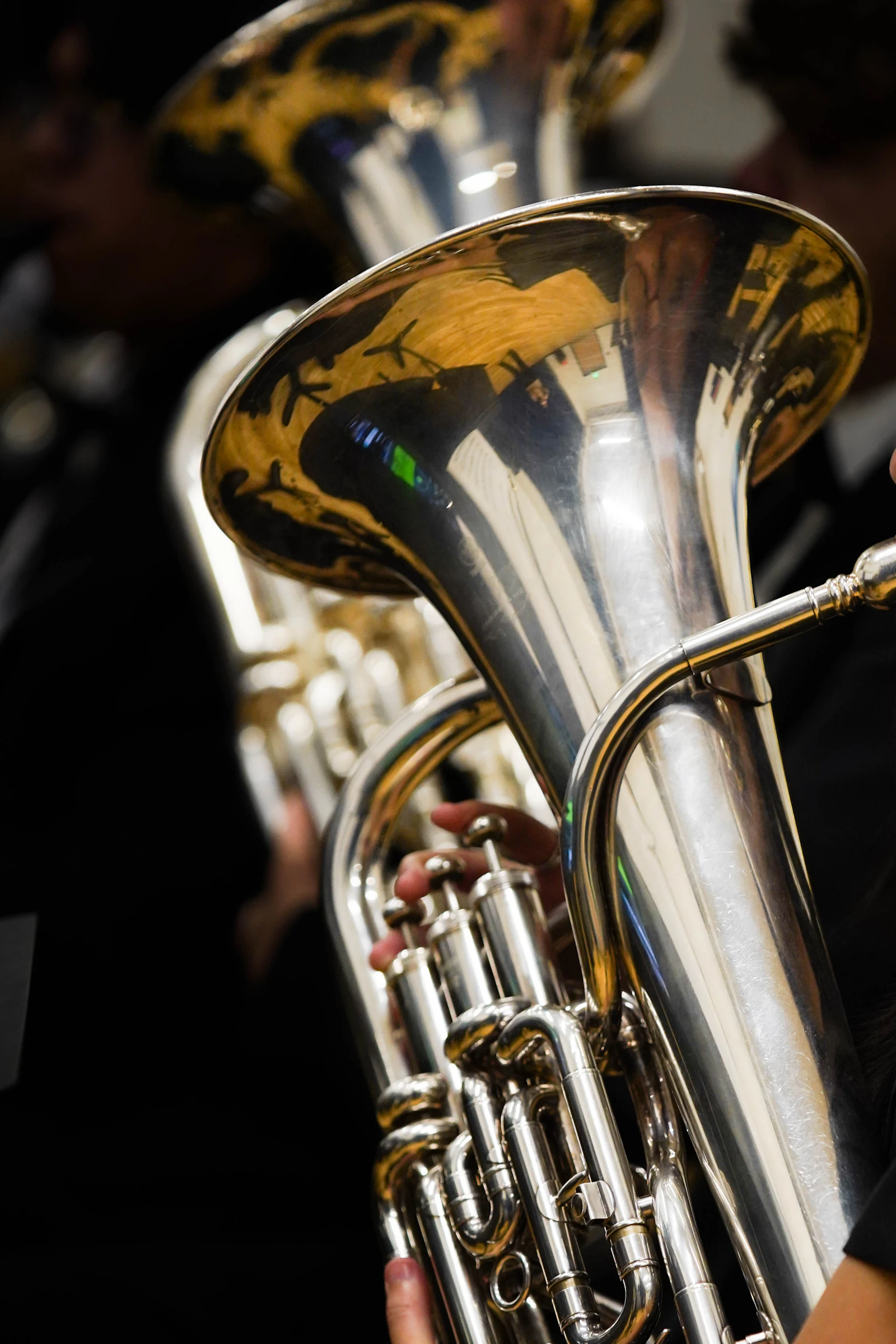 Musikverein mit Blasinstrumenten