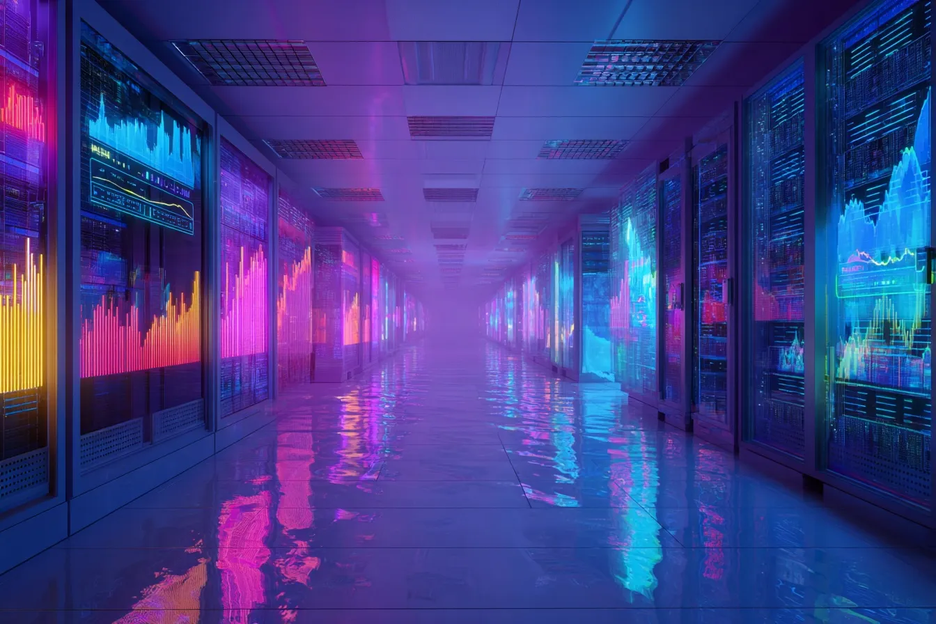 Inside a data center