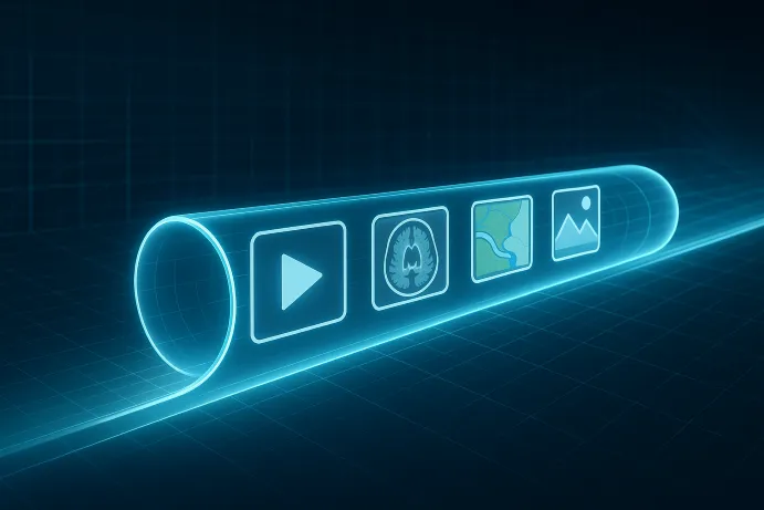 Tube with iphone icons