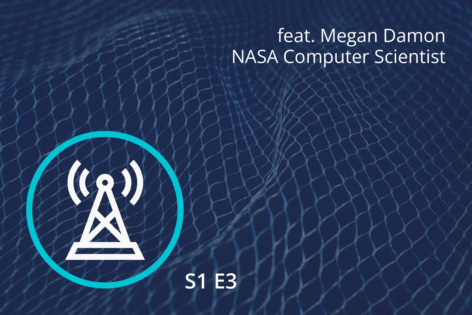 TechArena podcast series artwork with blue netting background