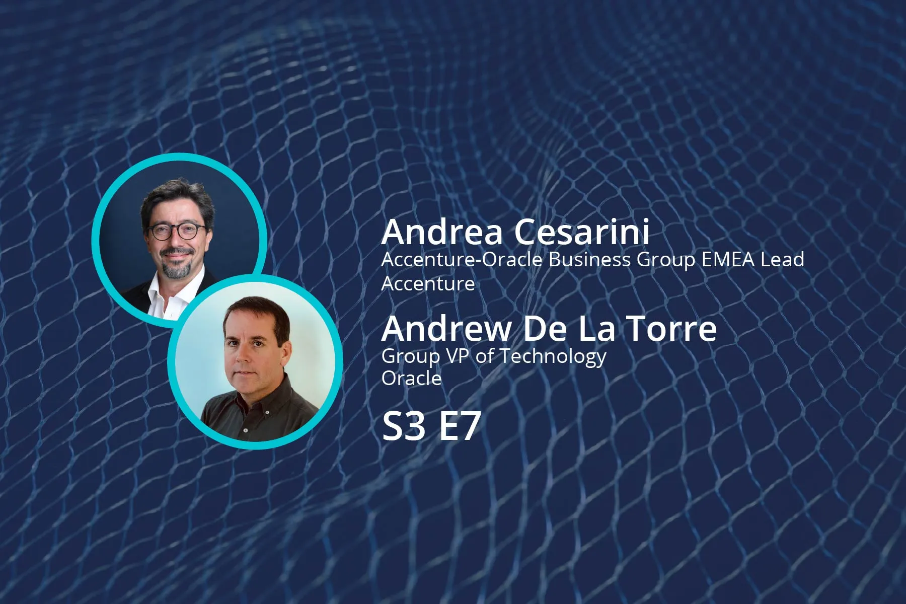 Andrea Cesarini and Andrew De La Torre