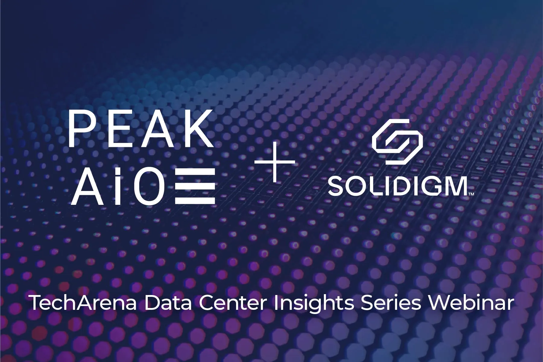 Peak AIO and Solidigm video