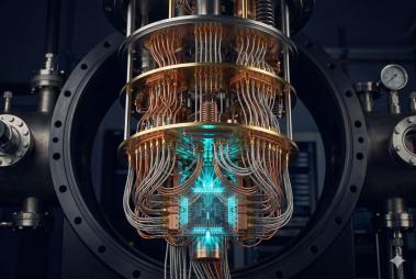 An abstract image of a quantum computer