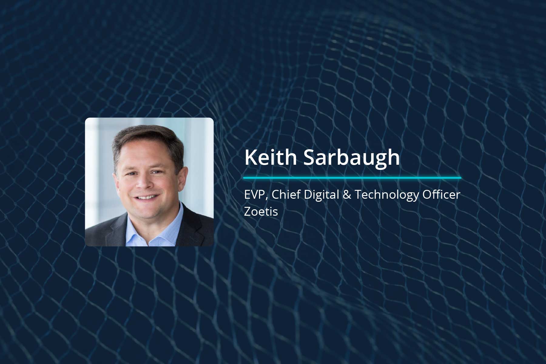 Keith Sarbaugh on blue graphic background