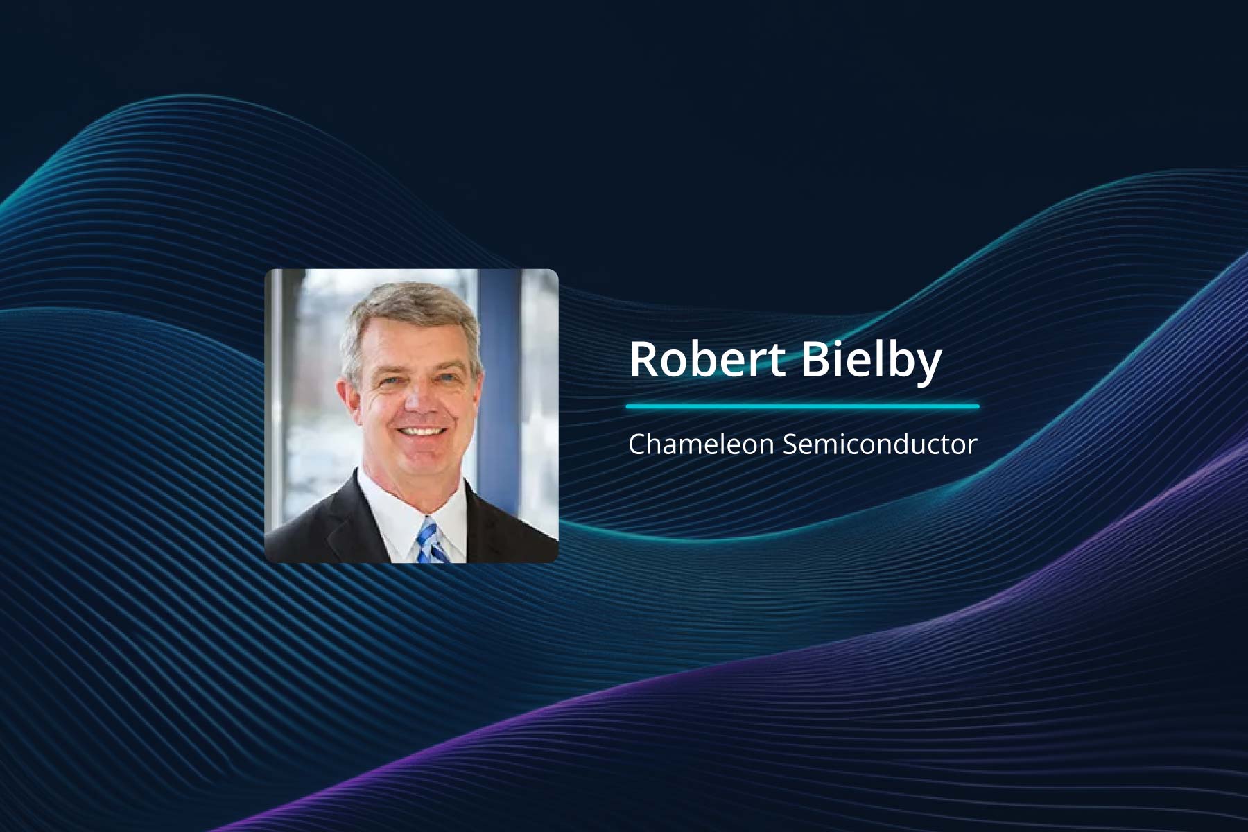 Robert Bielby on blue graphic background
