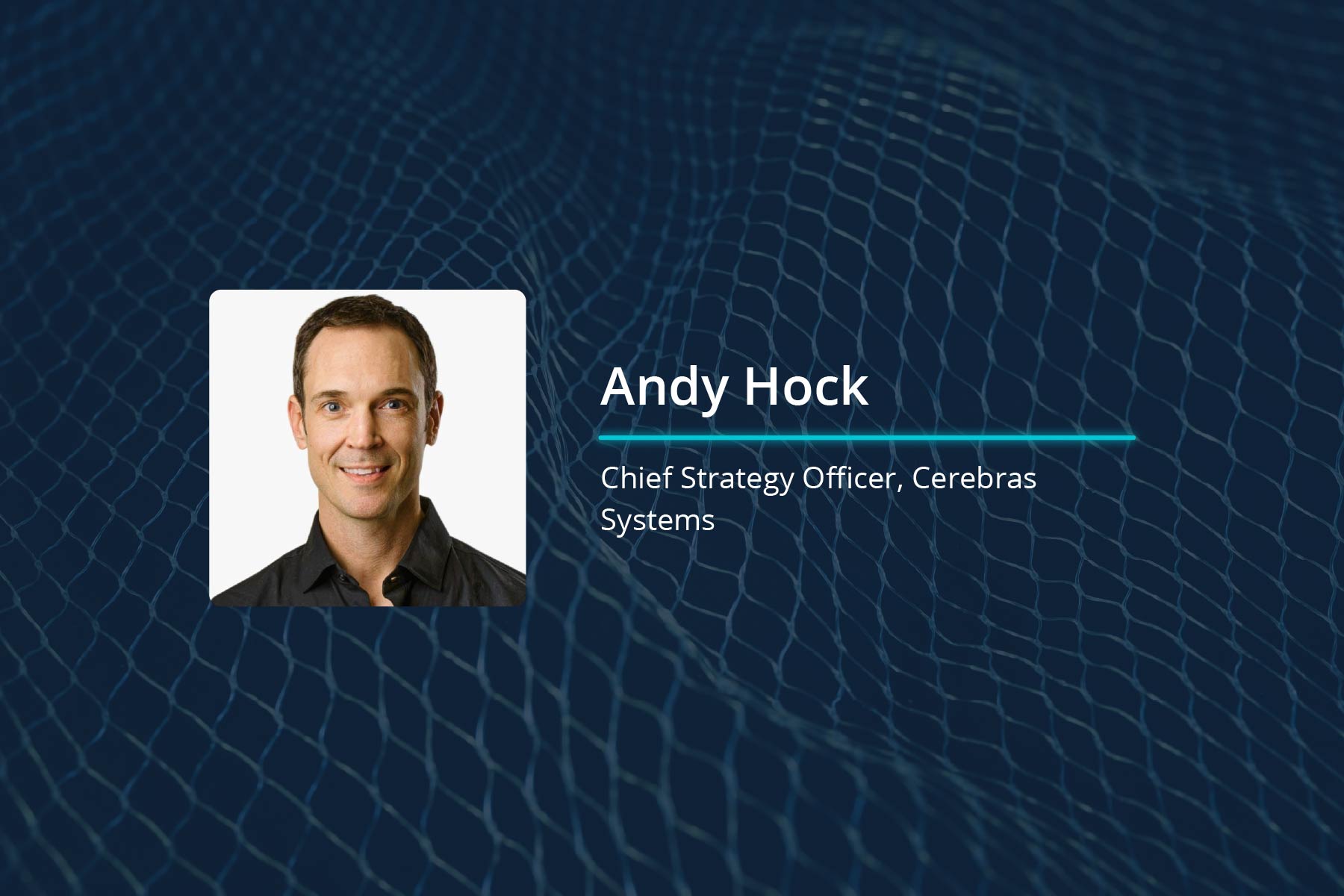 Andy Hock on blue graphic background