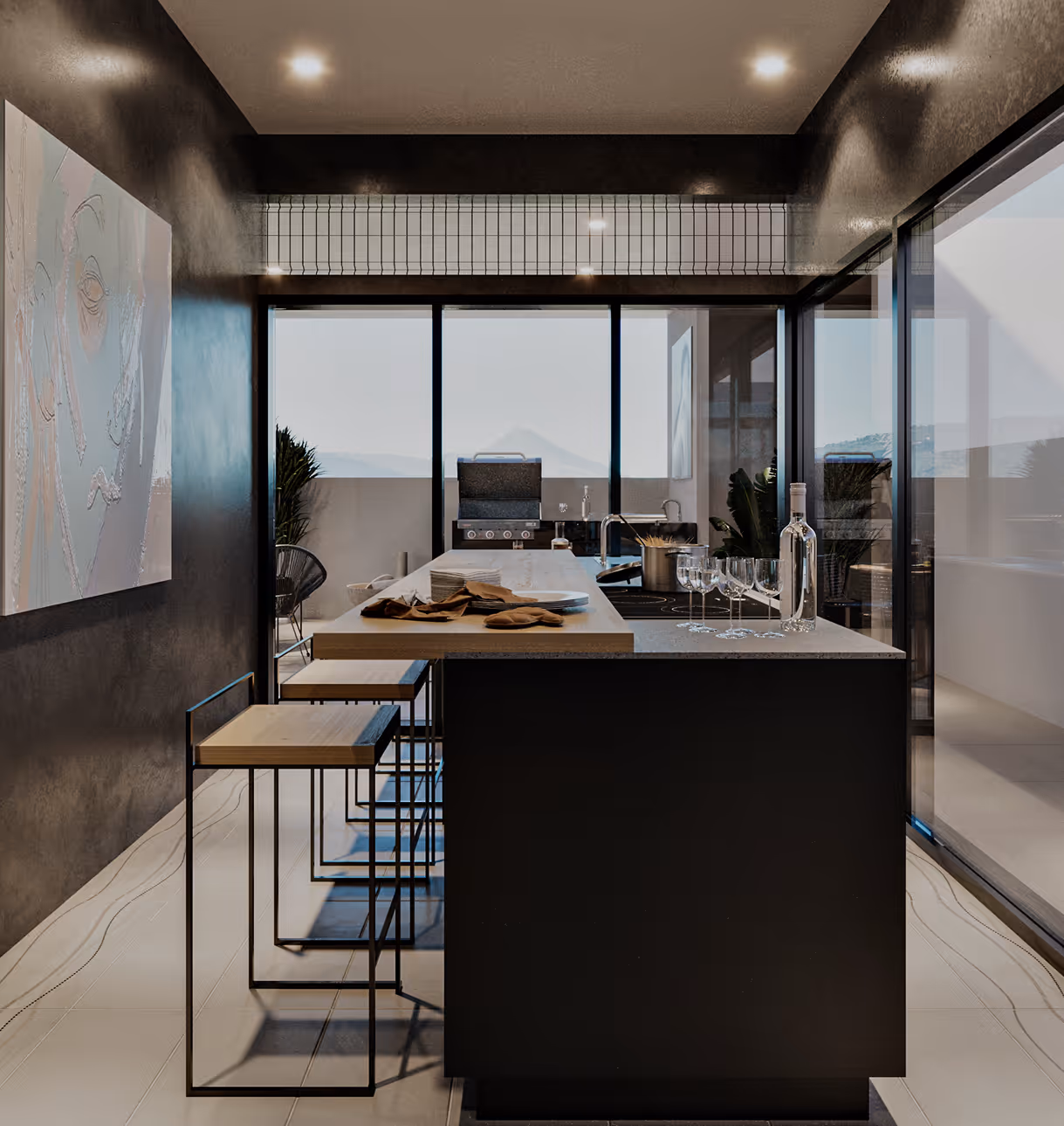 Amenidades de la torre