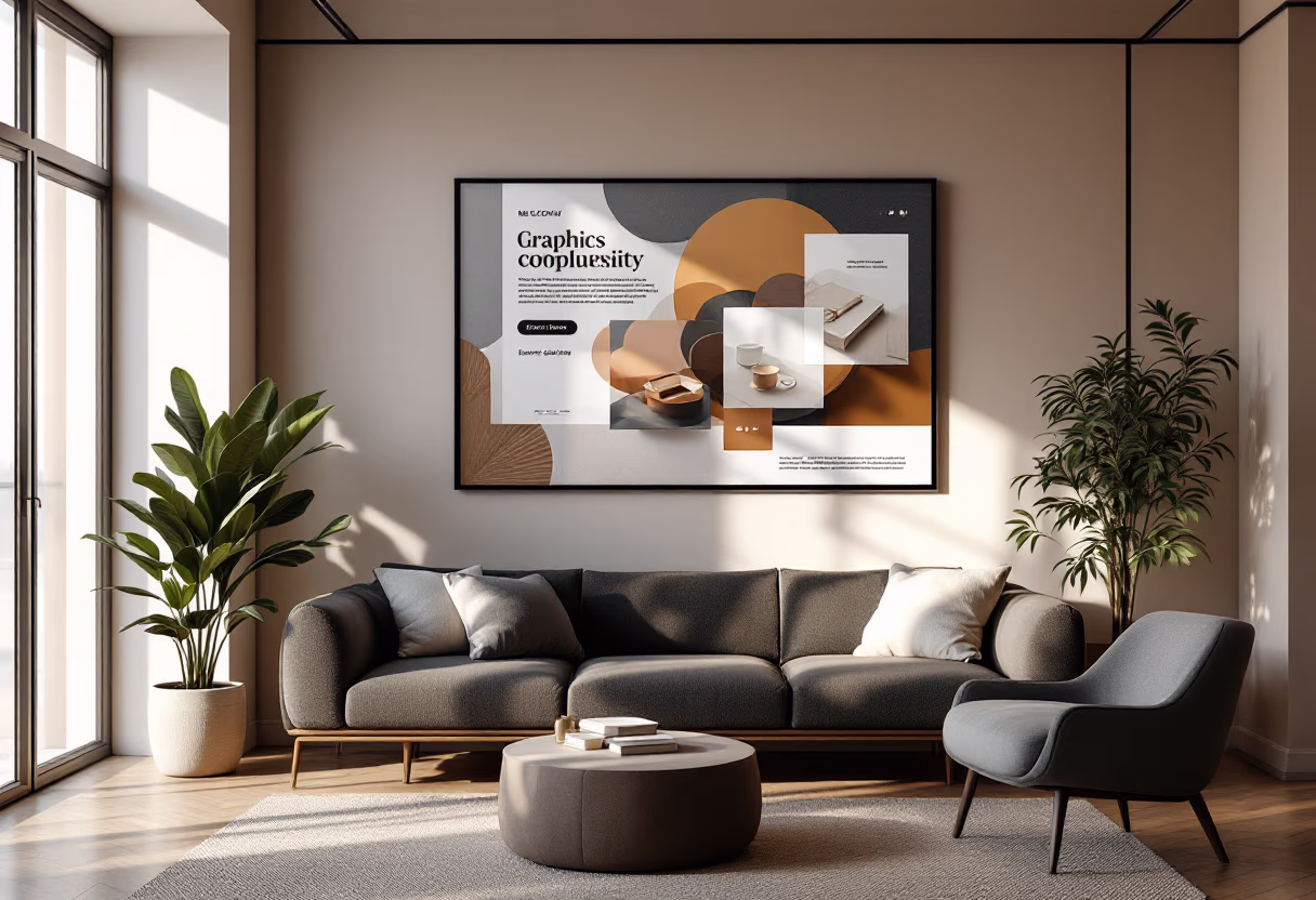 [digital project] image of a graphic design on a screen (for a web design agency)