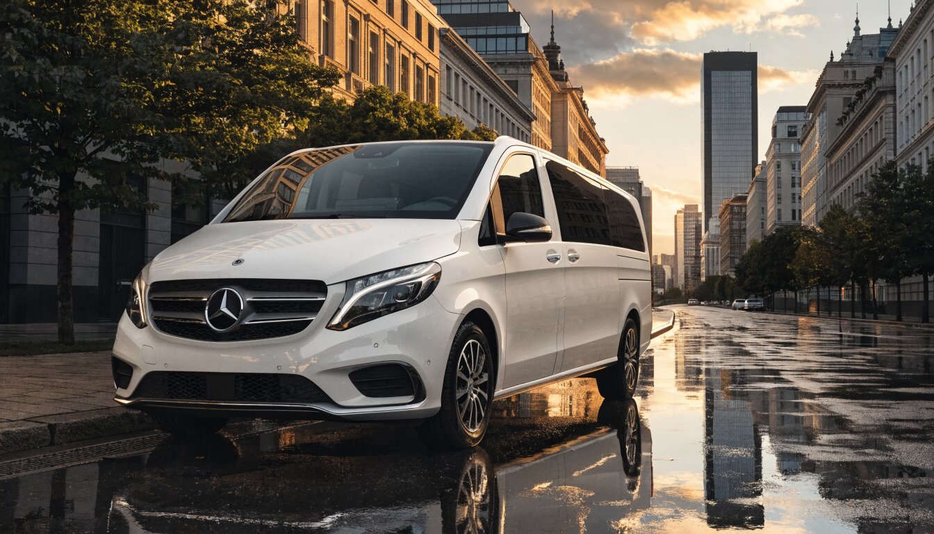 Private chauffeur vehicle ready for business and hourly travel in Tallinn