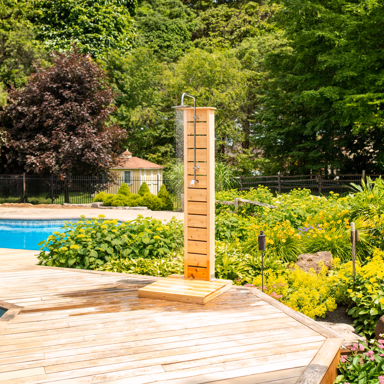 Sierra Pillar Shower Stand