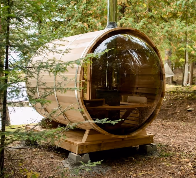 Panoramic Barrel 760 Sauna