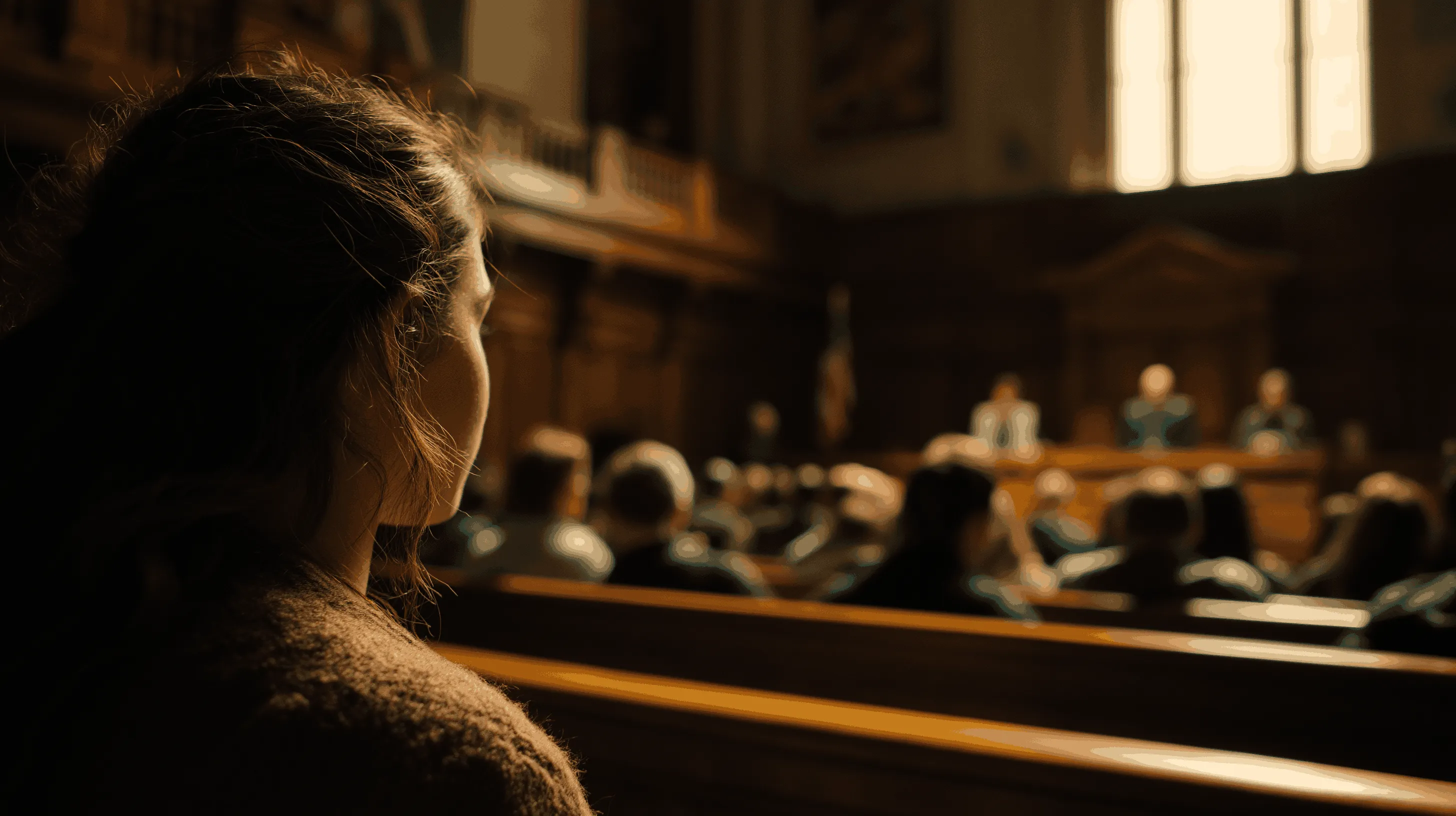 image of team member explaining a conservation project