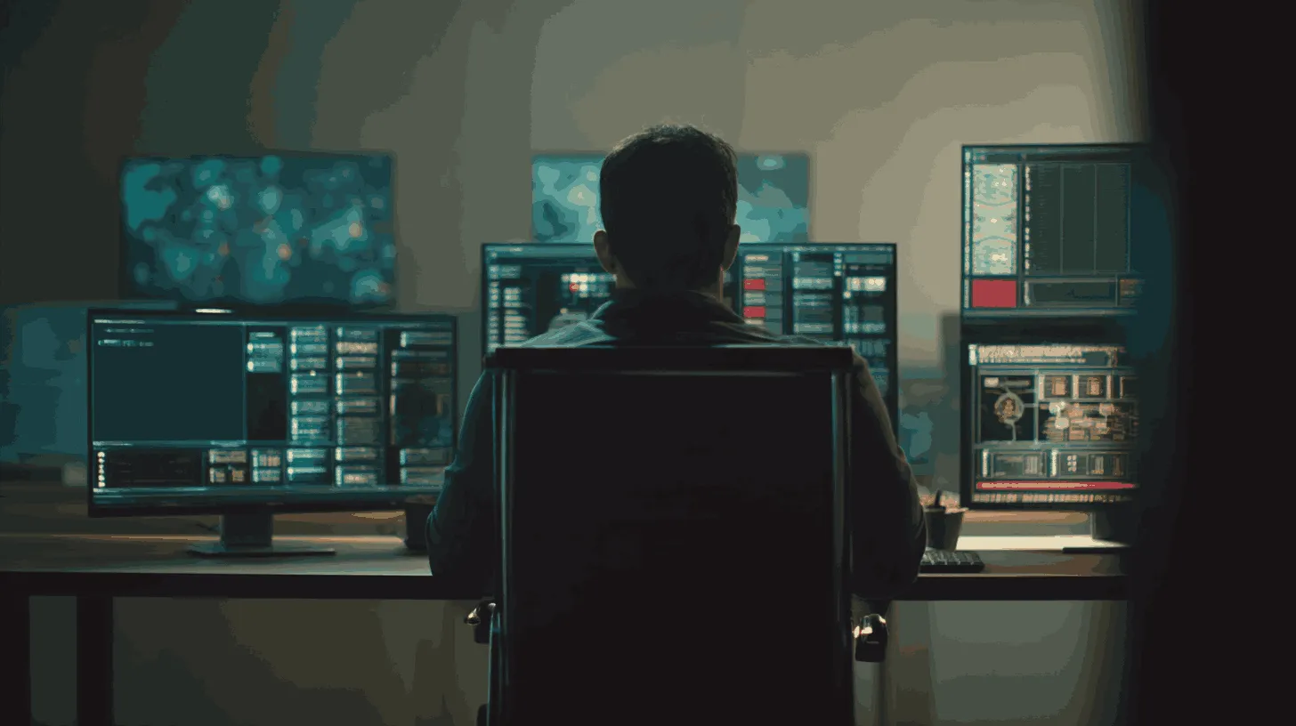 image of team member explaining a conservation project