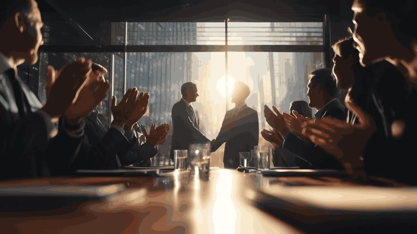 image of team member explaining a conservation project