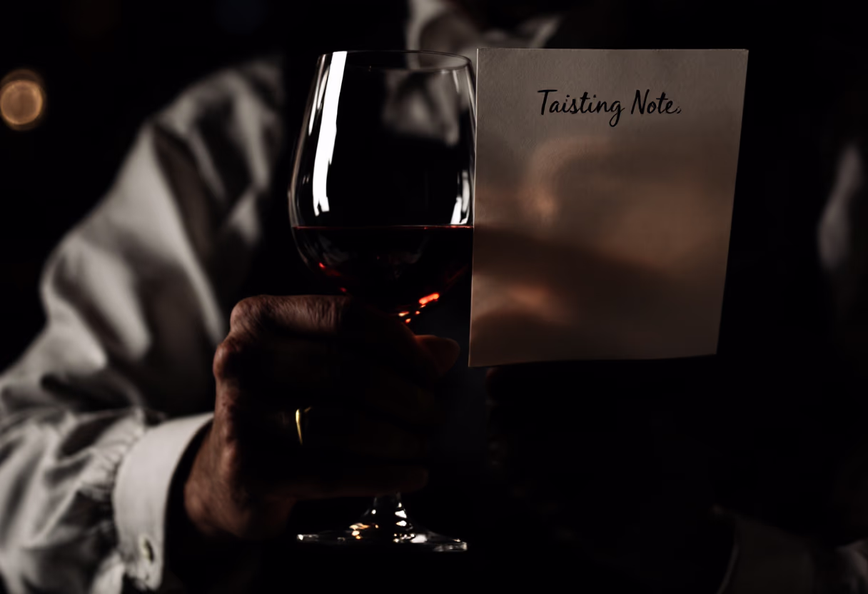 image of wine tasting notes
