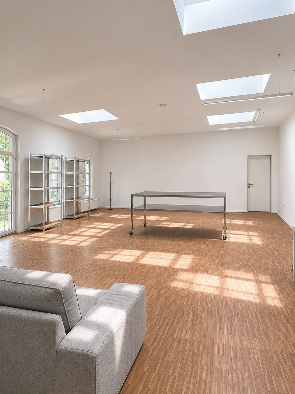 Studio interior at The Hinterhaus