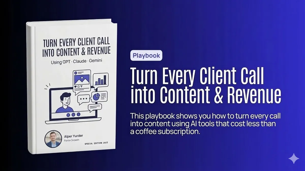 Turn Every Client Call Into Content and Revenue