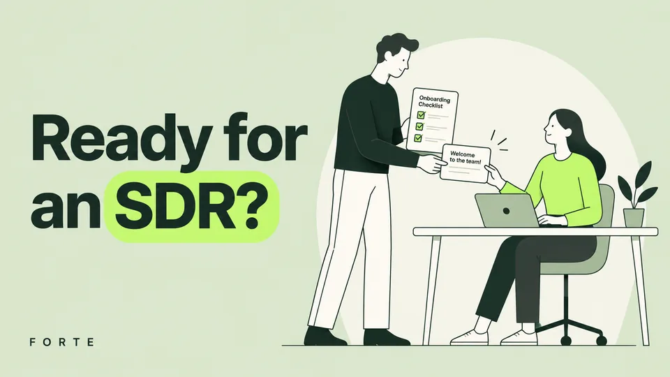 Ready for an SDR? Forte editorial cover.