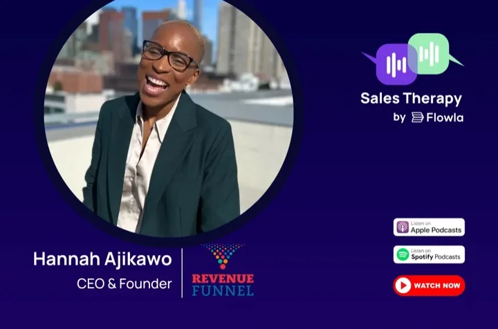 Sales Therapy episode with Hannah Ajikawo