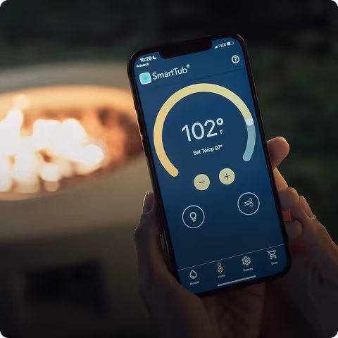 Remote hot tub management from your phone