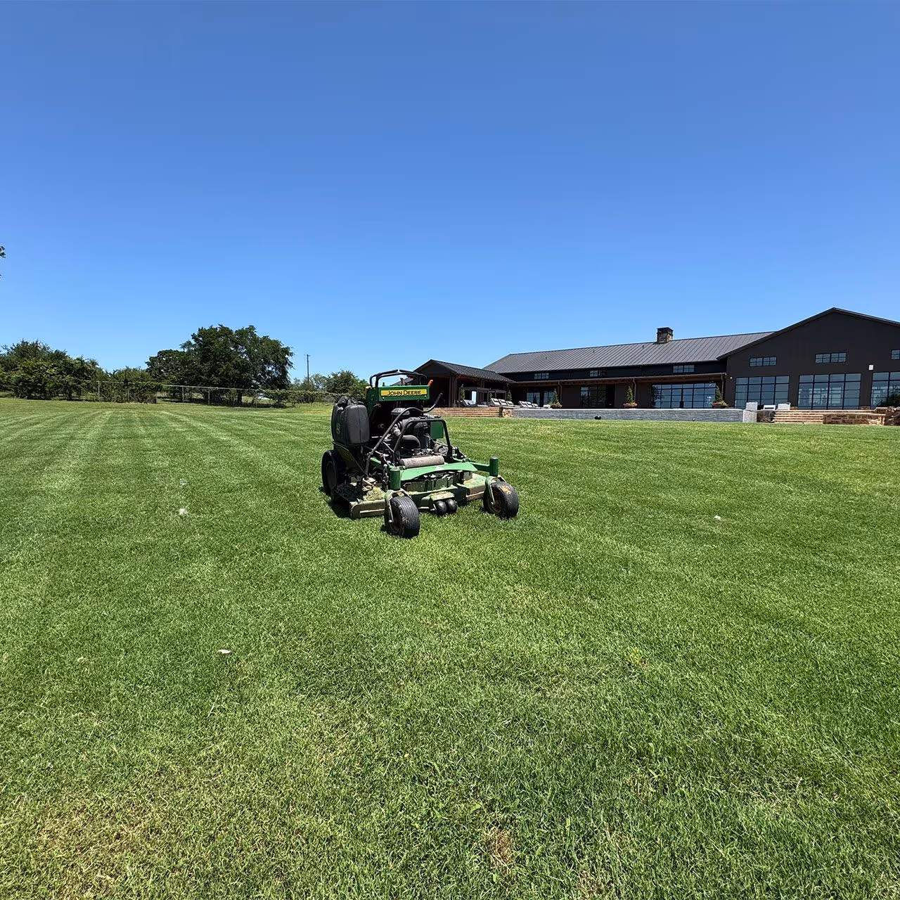 Premium lake home lawn care service by Reservoir Landscape Solutions Cedar Creek Lake Texas
