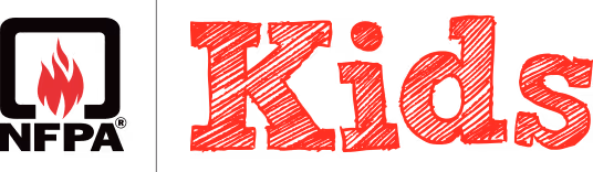 NFPA logo next to the word Kids in large red letters.