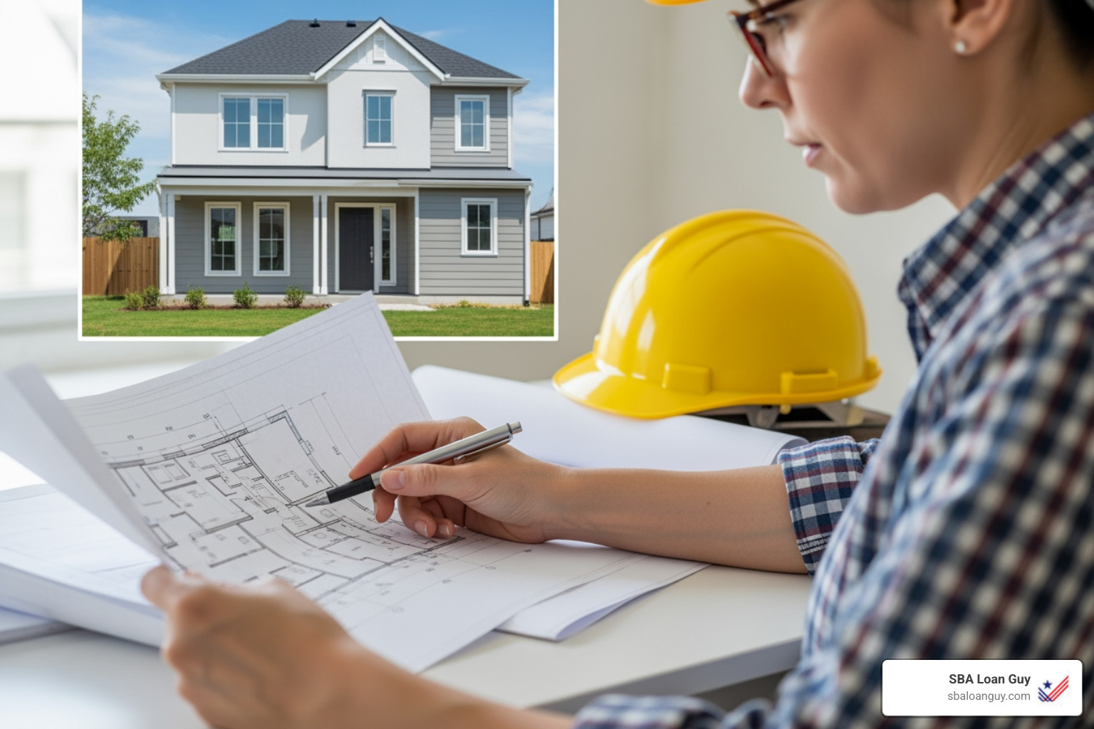 homeowner planning property improvements - sba disaster loan mitigation