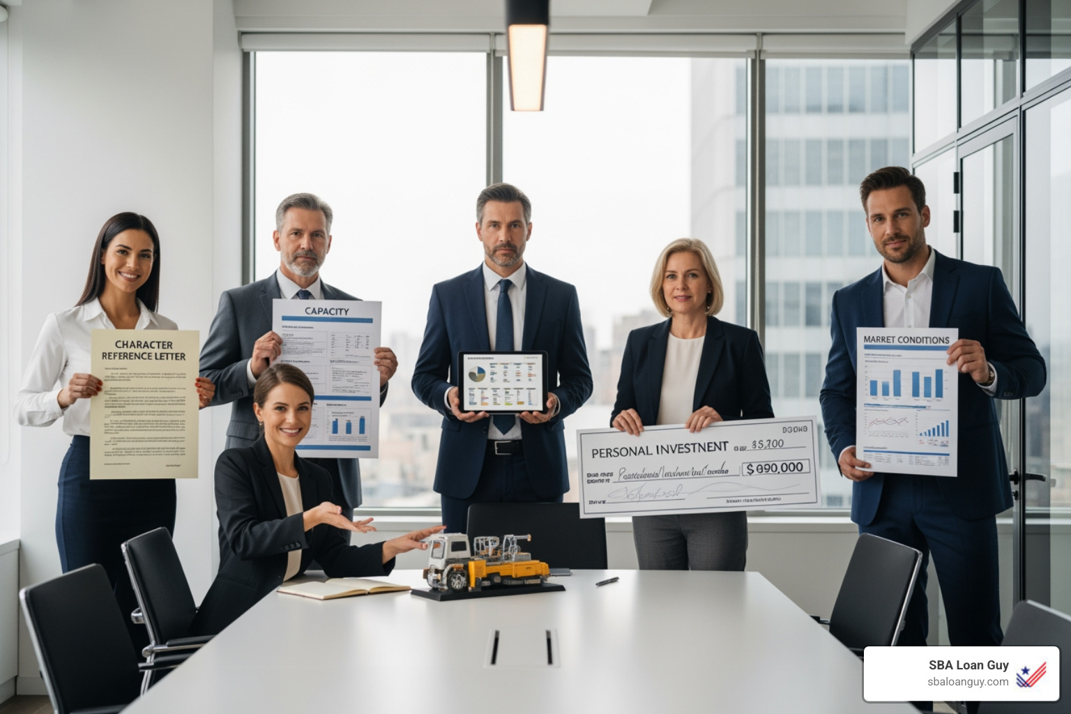 The 5 C's of credit: Character, Capacity, Capital, Collateral, Conditions - Small business loan approval