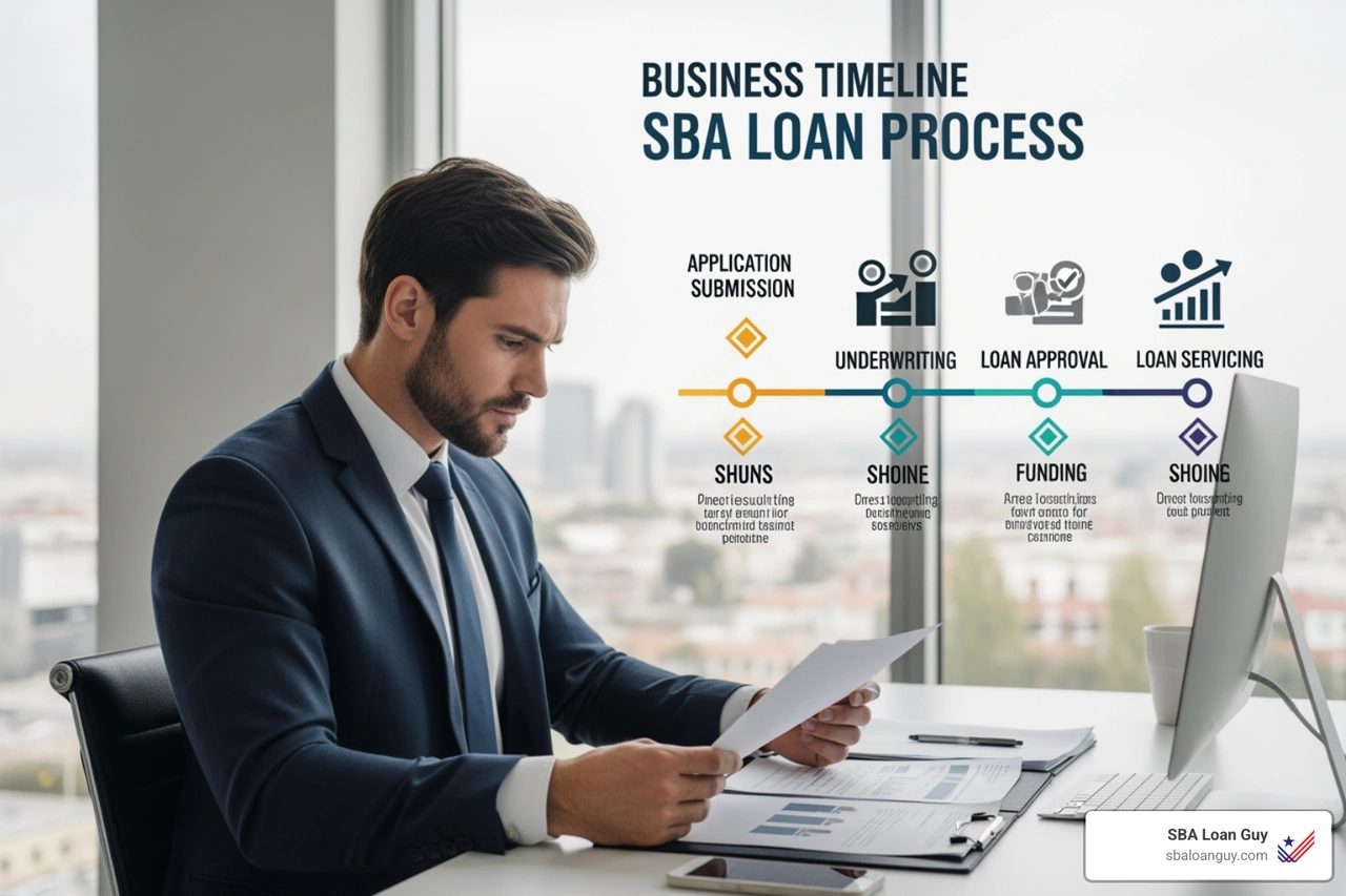 Timeline of the SBA loan process Timeline of the SBA loan process