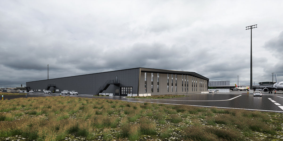 Industrial Building for Baggage Handling System – Architectural Design