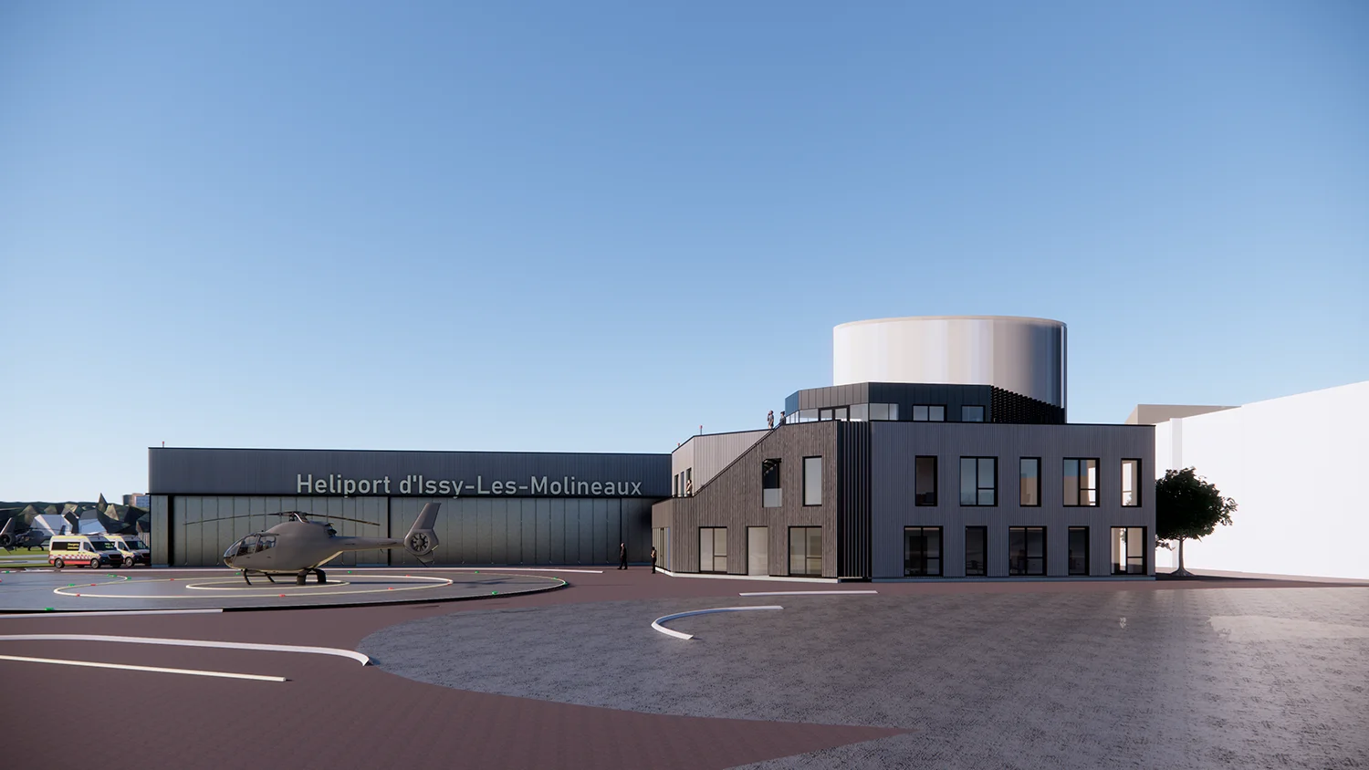 Paris Heliport Reconfiguration