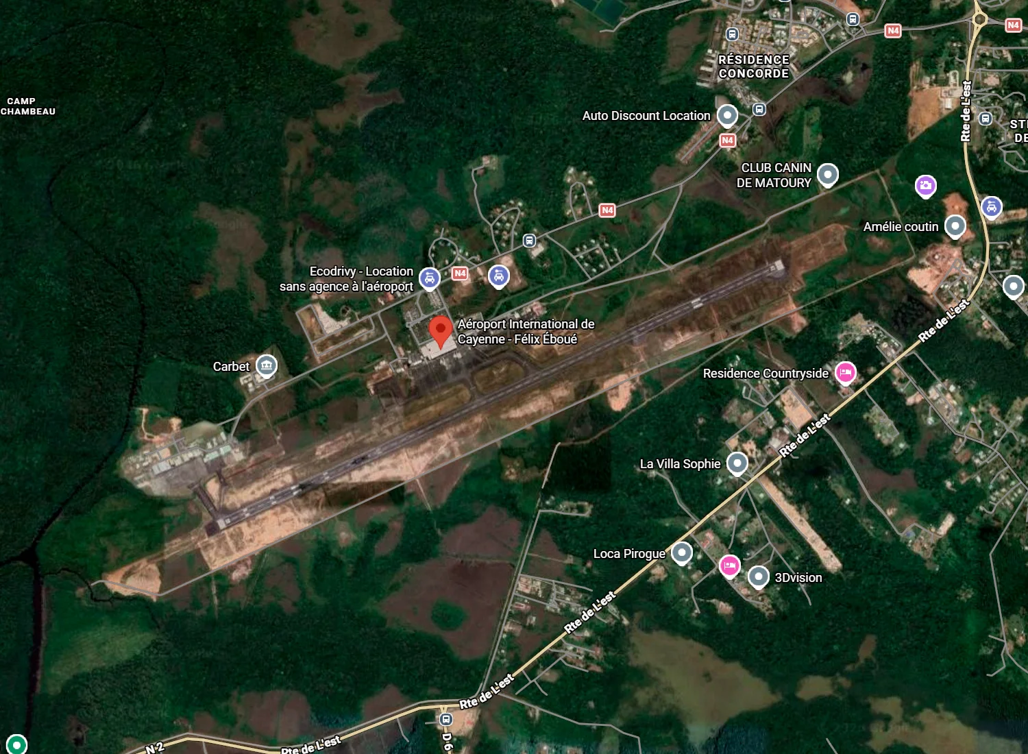 Plan director del aeropuerto Félix Eboué