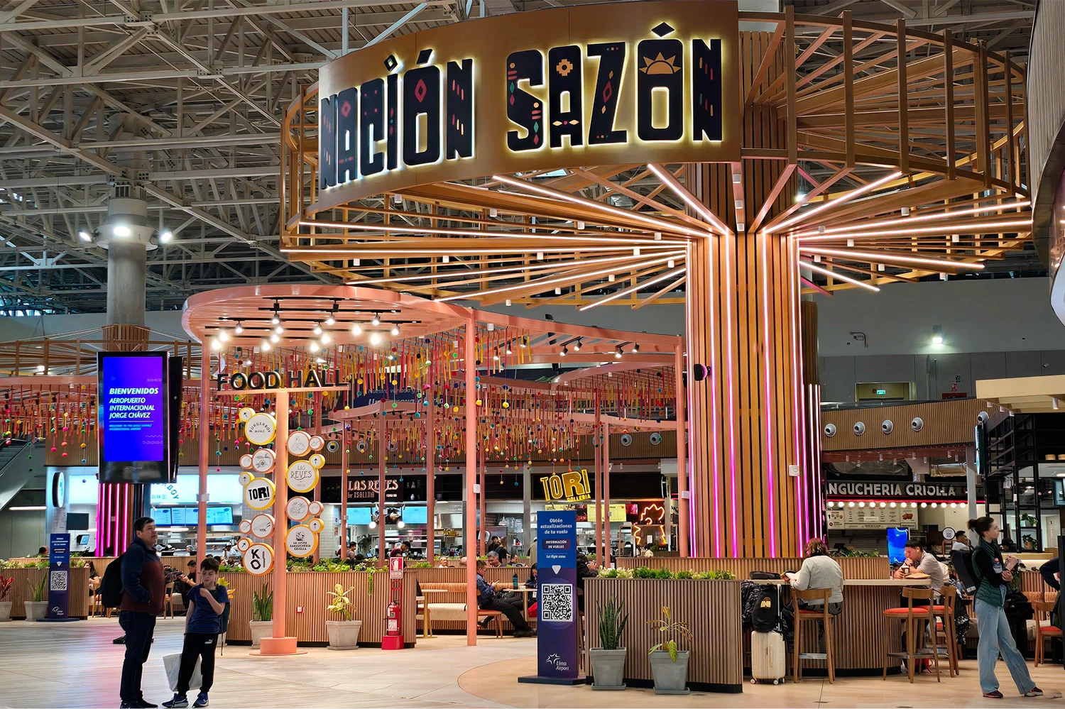 Projeto da área de restauração, Aeroporto Internacional Jorge Chávez