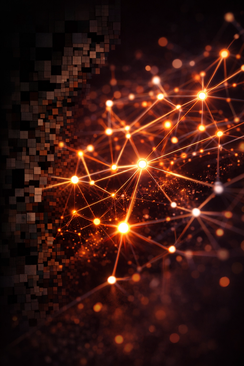 A 3D render providing an abstract visual expression of this artefact