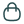 Shopping cart icon with a small badge showing the number 1.