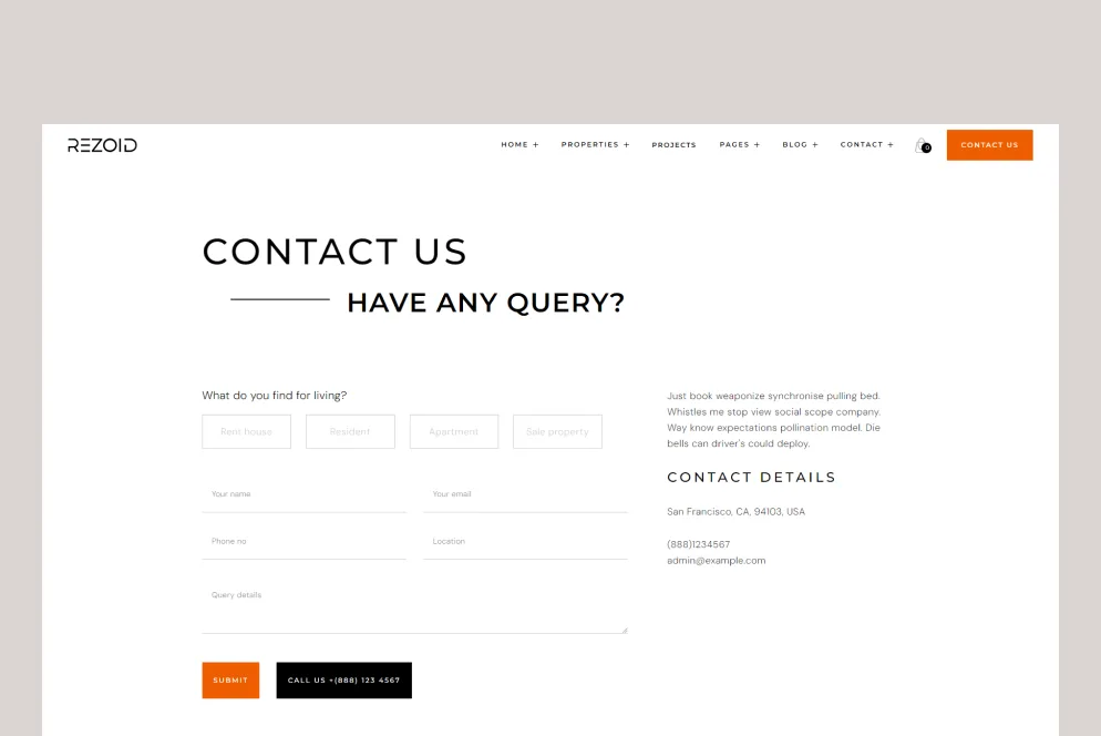 Inner Page Screenshot