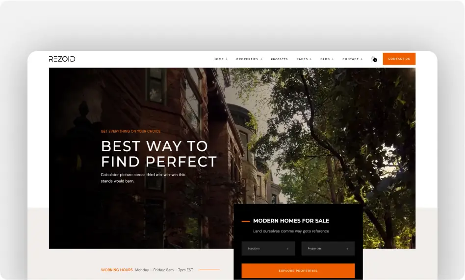 Home Page Screenshot