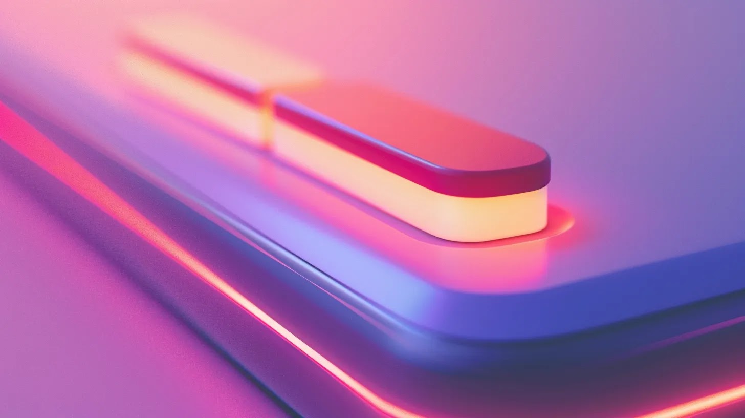 a close-up of a vibrant and enticing cta button on a well-designed landing page.