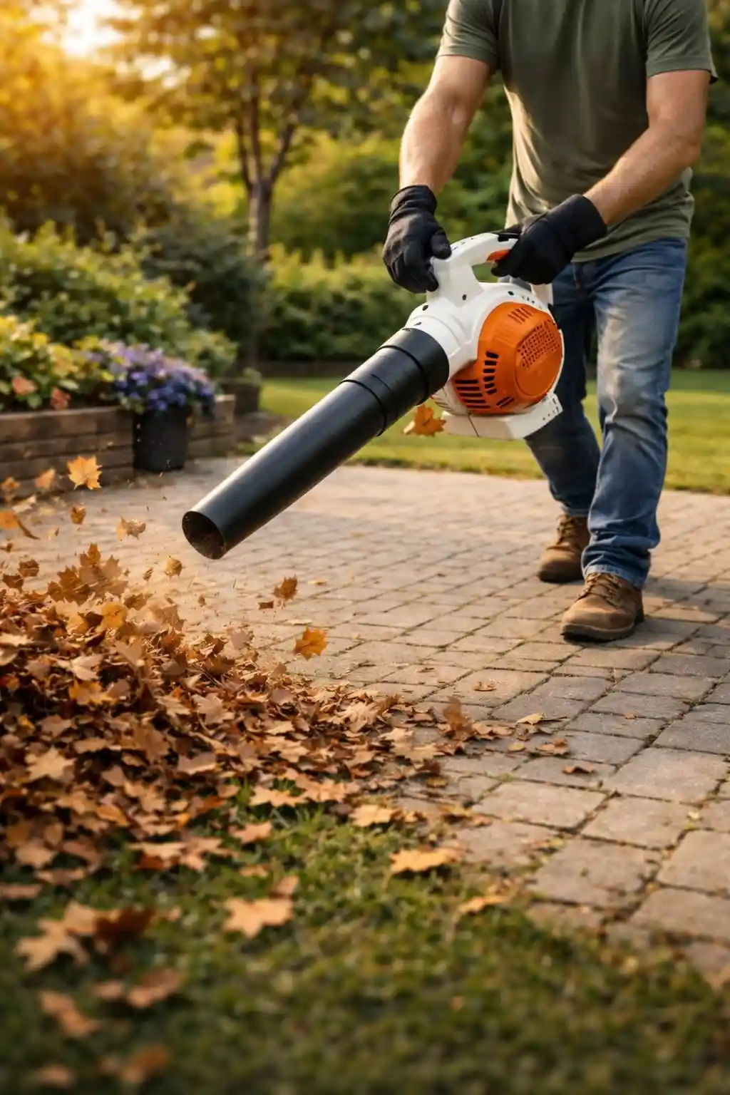 leaf blowing and garden tidy up service in Dubbo NSW and Wellington NSW